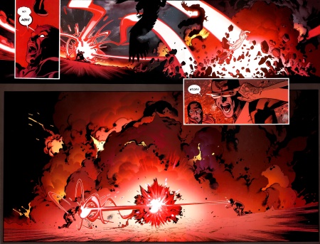 All New X-Men #4 - Optic Blast Standoff